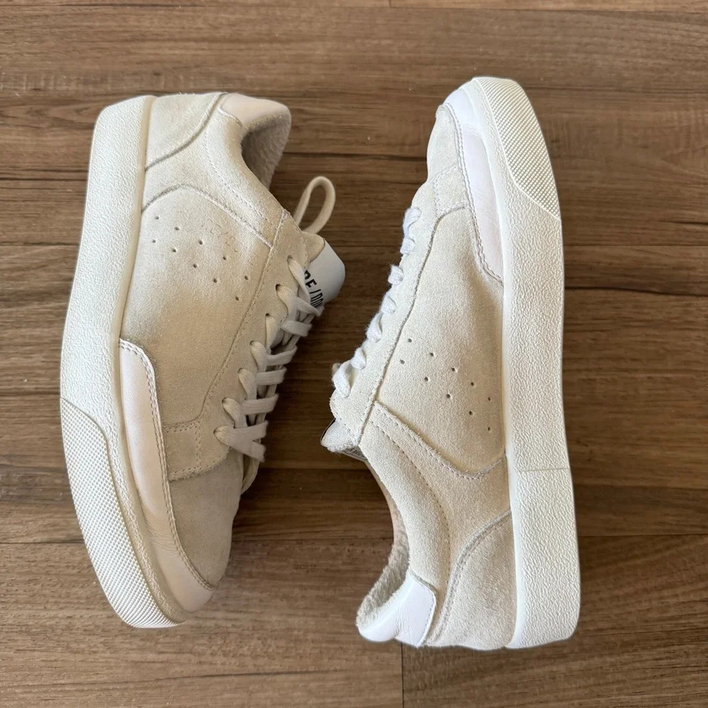 Re/Done 90s suede skate sneakers white size 36